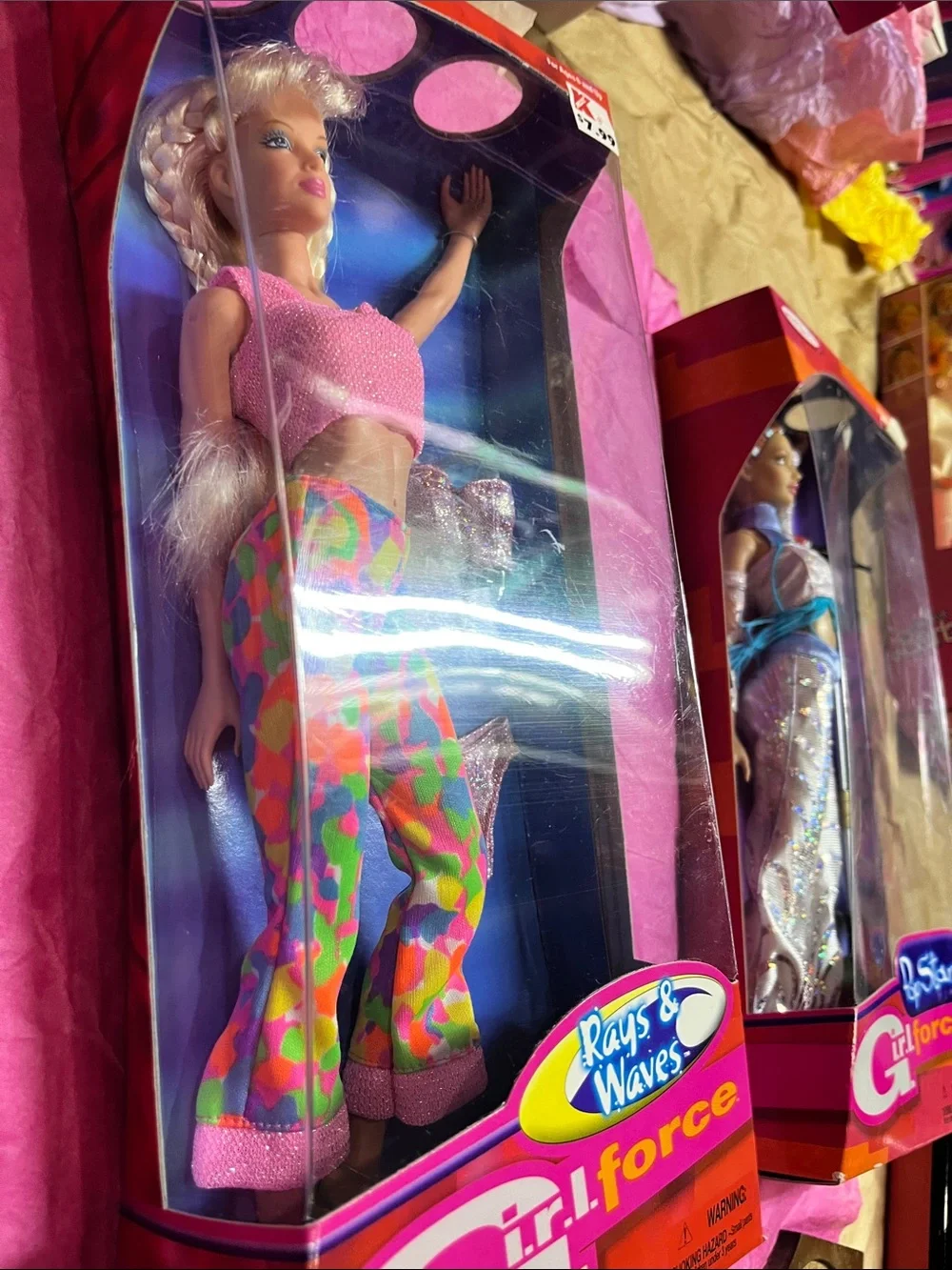 2002 G.I.R.L. Force Rays & Waves Arianna Doll NRFB Super Rare
